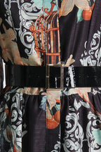 Alexandra Belted Mini Dress - TEVQA