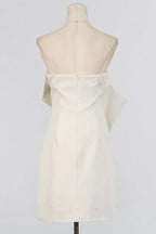 Aeronwen Flower Strapless Ruch Mini Dress - View 6 | TEVQA