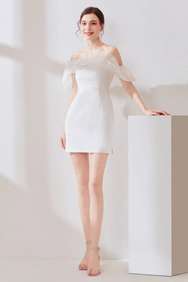 Tori Off Shoulder Mini Dress - TEVQA