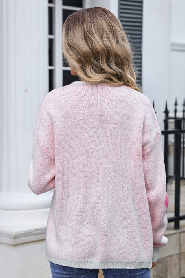 Open Front Flower Cardigan | Dress In Beauty