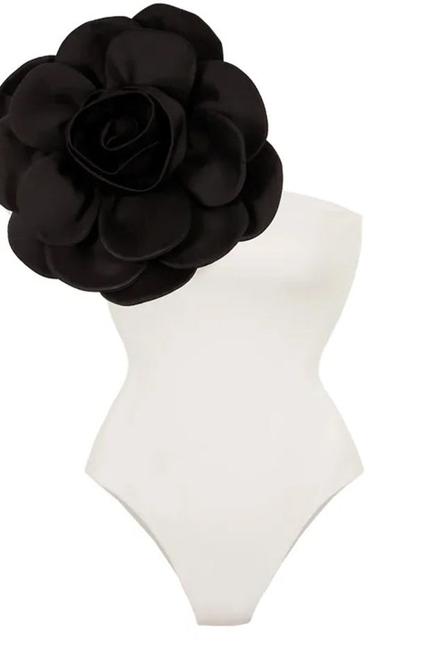 Exaggerated 3D Flower One Piece Swimsuit | Dress In Beauty
