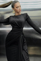 Amanda Twist Front Maxi Dress - View 11 | TEVQA