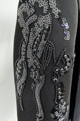 Kallie Sequin Embellished Blazer Mini Dress - View 18 | TEVQA