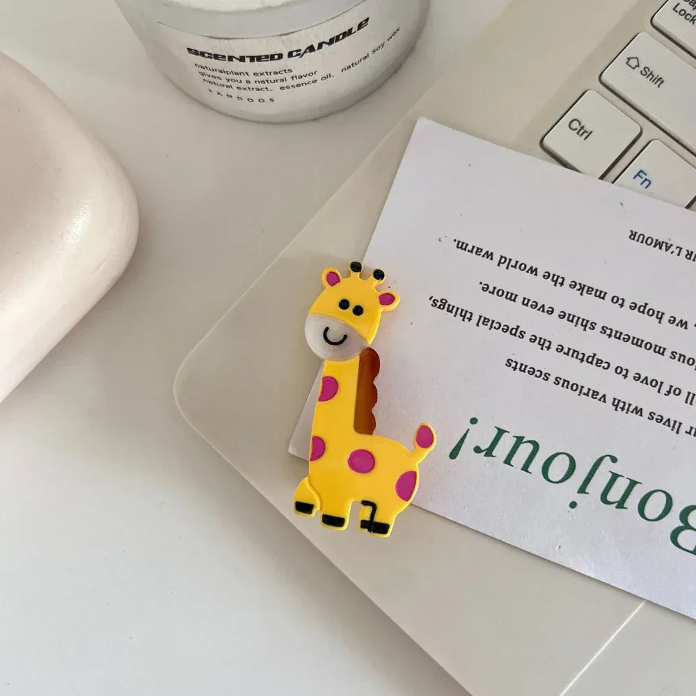 Animal Acetate Hair Clip - View 8 | TEVQA