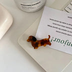 Animal Acetate Hair Clip - View 11 | TEVQA