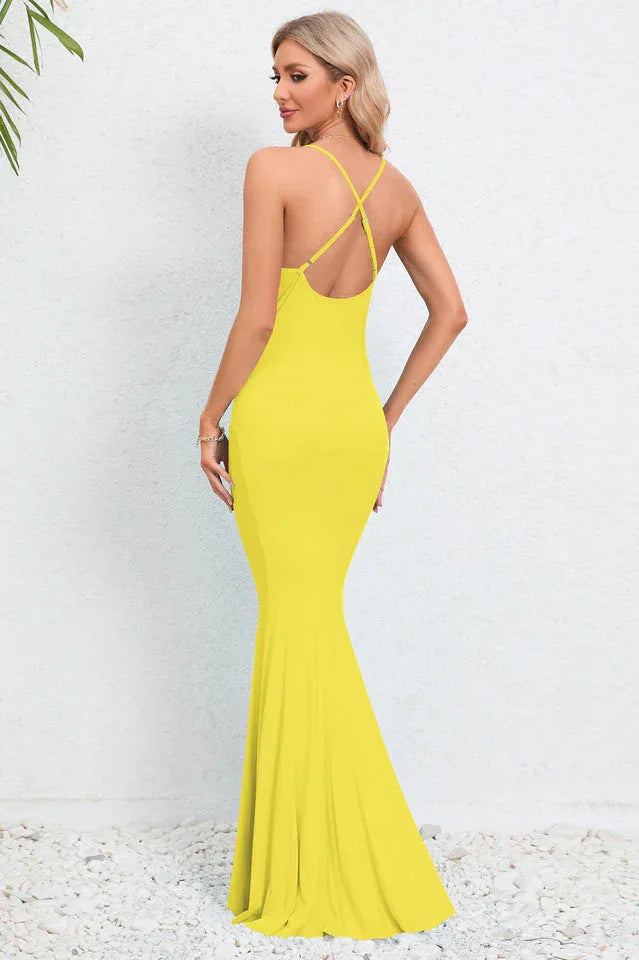 Mermaid Fishtail Dress - View 8 | TEVQA