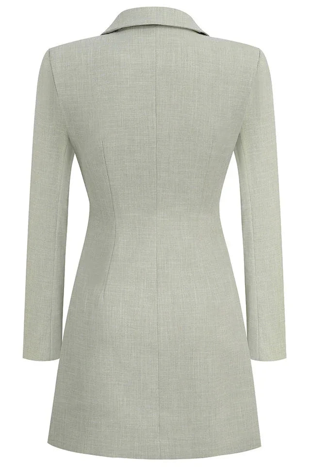 Cut Out Blazer Dress - View 9 | TEVQA