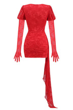 Cutout Puff Sleeve Mini Dress - View 9 | TEVQA