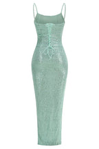Sequin Corset Maxi Dress - View 6 | TEVQA