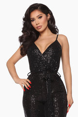 Can't Hide The Shine Sequin Jumpsuit | Dress In Beauty