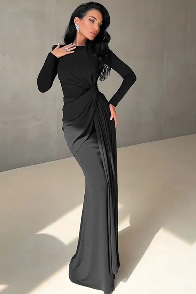 Amanda Twist Front Maxi Dress - View 12 | TEVQA
