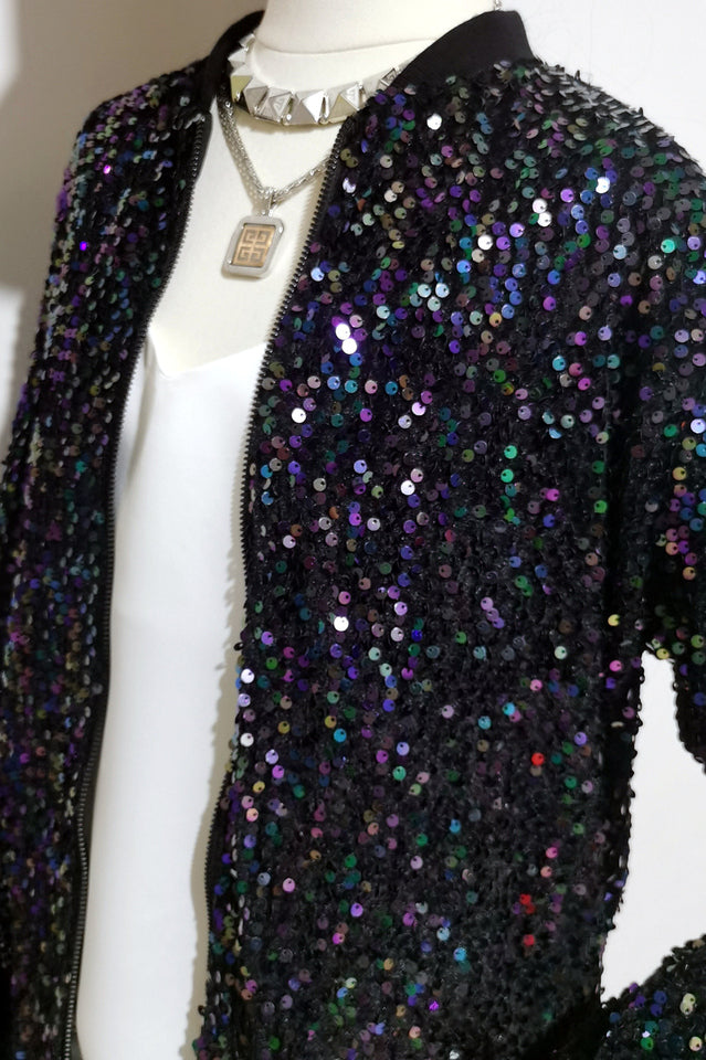 All Eyes on You Sequin Bomber Jacket | Dress In Beauty