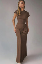 Tea Bodied Maxi Dress - TEVQA