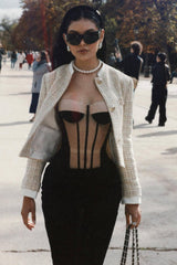 Paityn Black Bandage Bustier Set | Dress In Beauty