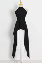 Victoria Layered Halter Gown Set - TEVQA