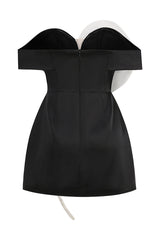 Tina 3D Flower Embellished Mini Dress | Dress In Beauty