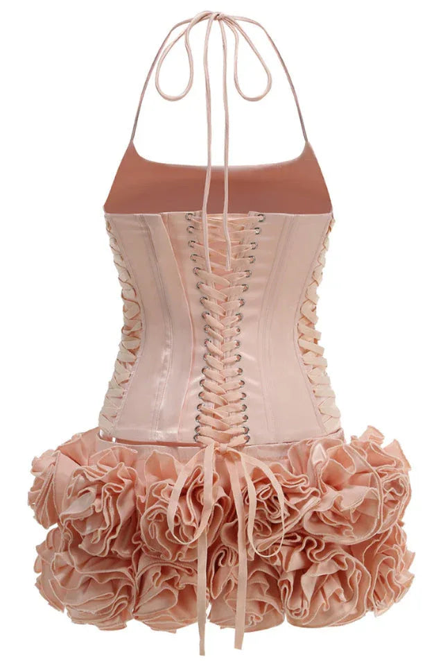 Floral Corset Skirt Set - View 11 | TEVQA