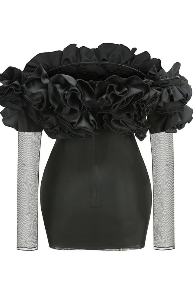 Amity Long Sleeve Tulle Floral Dress | Dress In Beauty