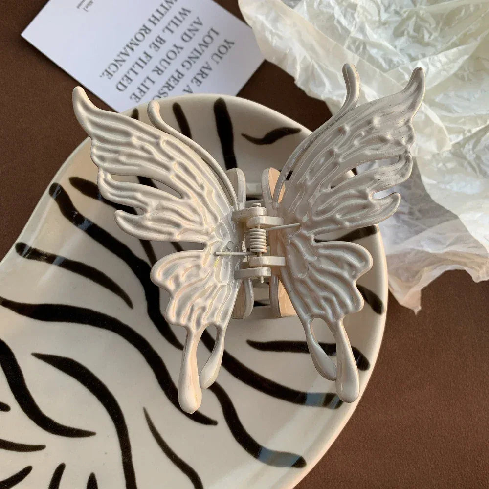 Large 4 Inch Ethereal Butterfly Hair Claw - View 12 | TEVQA