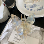 Ethereal Butterfly Acetate Hair Claw Clip - View 7 | TEVQA