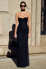 Long Strapless Evening Dress | Dress In Beauty