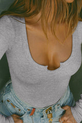 Henley Long Sleeve Top | Dress In Beauty