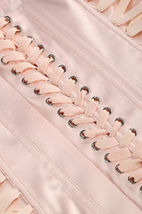 Arifah Floral Halter Neck Corset Skirt Set | Dress In Beauty