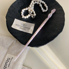 French Design Twist Acetate Hair Stick (6.9 Inch) - TEVQA