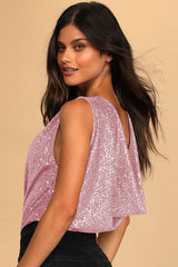 Evening Of Wonder Sequin Cowl Back Bodysuit | Dress In Beauty