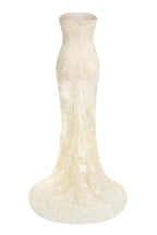 Strapless floral maxi dress - View 10 | TEVQA