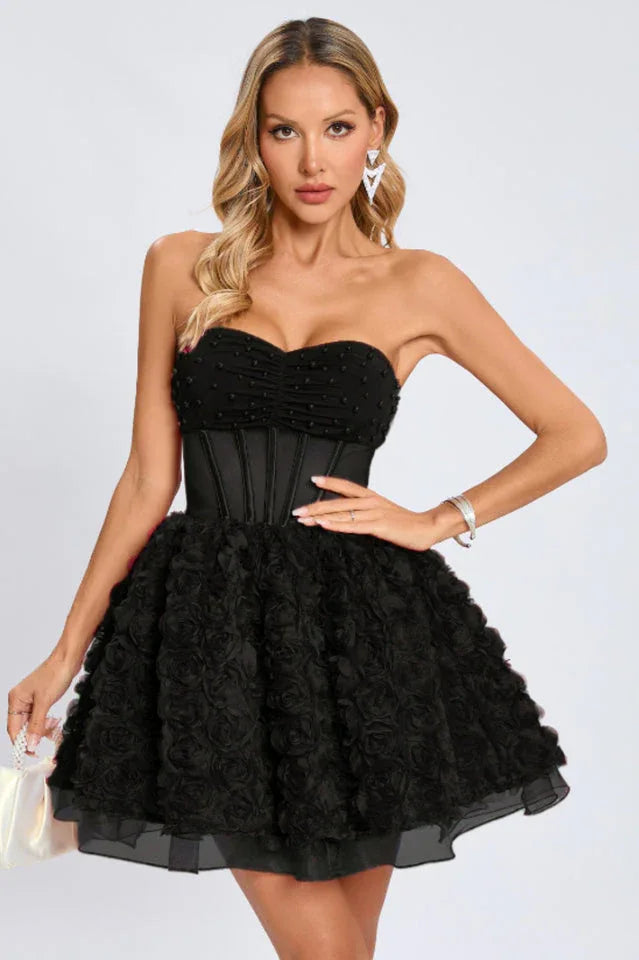 Floral A-Line Dress - View 14 | TEVQA