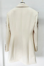 Kallie Sequin Embellished Blazer Mini Dress - View 9 | TEVQA