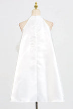 Princess mini dress with floral appliqués - View 11 | TEVQA