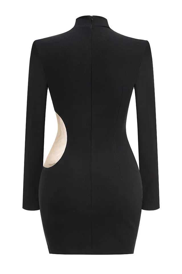 Pearl Embellished Mini Dress - View 6 | TEVQA