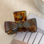 Small Acetate Bow Hair Clip - View 9 | TEVQA