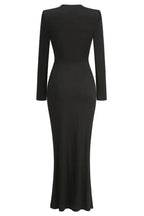 Circular Mood Stone Long Sleeve Dress - TEVQA
