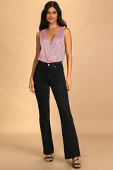 Evening Of Wonder Sequin Cowl Back Bodysuit | Dress In Beauty