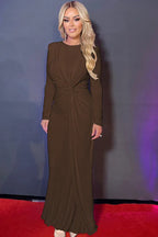 Amanda Twist Front Maxi Dress - View 17 | TEVQA