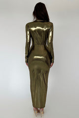Juliette Metallic Tie Front Dress | Dress In Beauty