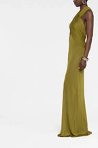 Ruched Maxi Dress with Headscarf - View 11 | TEVQA