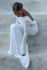 Quintina Plunging Back Maxi Dress