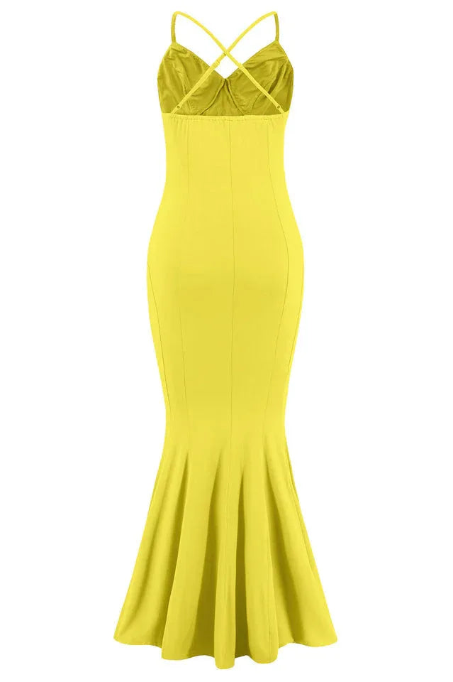 Mermaid Fishtail Dress - View 10 | TEVQA