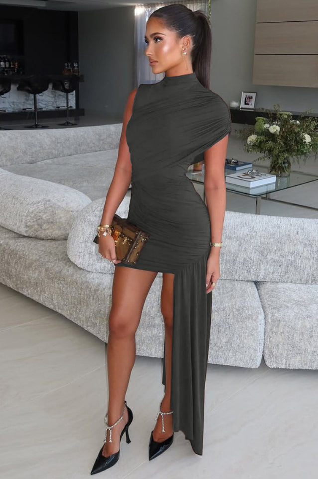 Ruched Glamour Mini Dress | Dress In Beauty