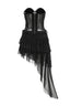 Corset top and asymmetrical ruffled skirt set - View 7 | TEVQA