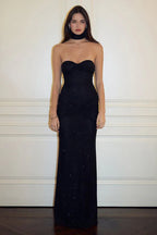 Strapless formal evening gown - View 10 | TEVQA