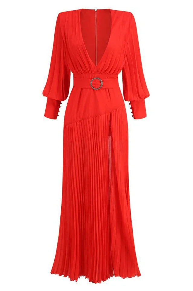 True Destiny Red Maxi Dress - TEVQA