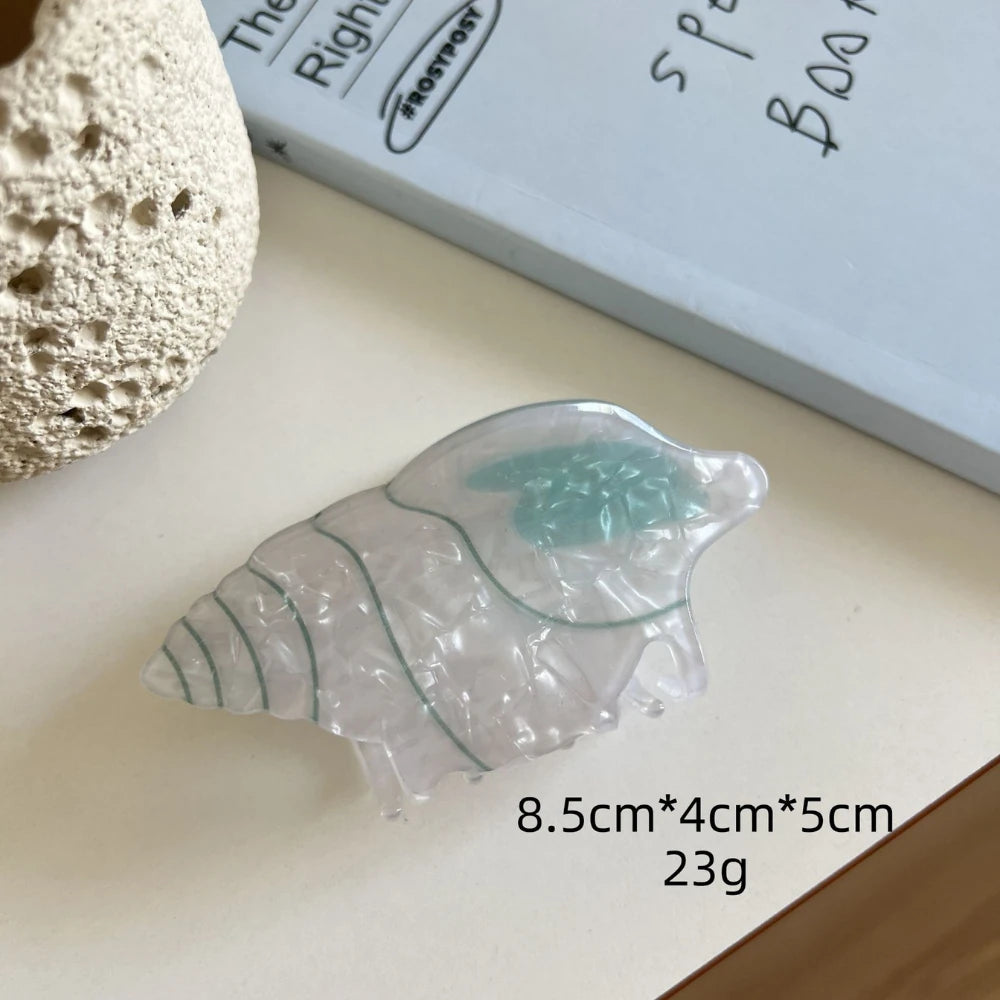 Deep Sea Acetate Hair Claw Clip - 4 Inch Ocean Animal Collection