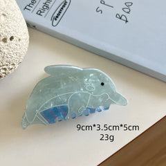 Deep Sea Acetate Hair Claw Clip - 4 Inch Ocean Animal Collection
