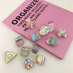 Whimsical "Kidcore" Mini Acrylic Hair Clip (1.2 Inch) - TEVQA
