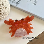 Whale shaped hair claw clip - View 16 | TEVQA